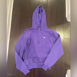 Purple Champion hoodie